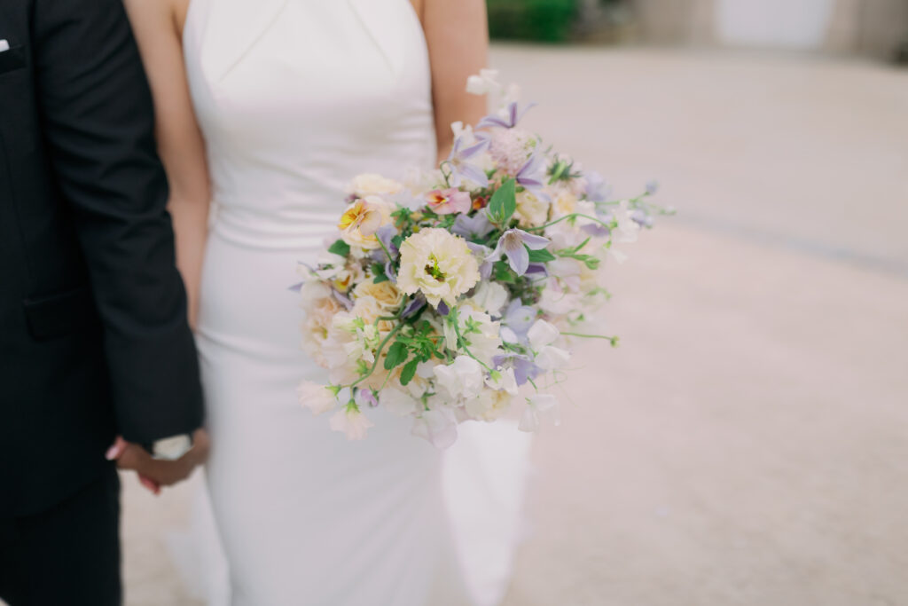 Intimate wedding couple portrait, fine art photography styl