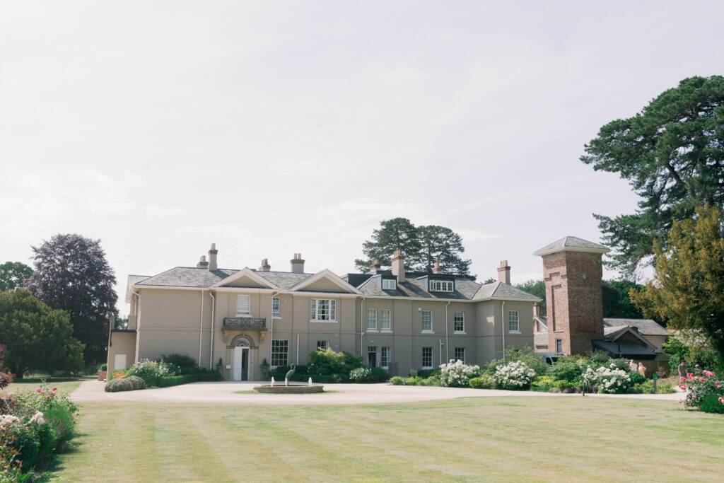 Wedding ceremony in countryside setting, romantic outdoor wedding