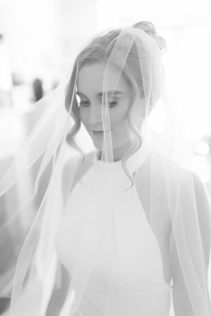 Elegant bride Natalie getting ready at Burtonfields Hall, luxury wedding photography by Camilla Joy