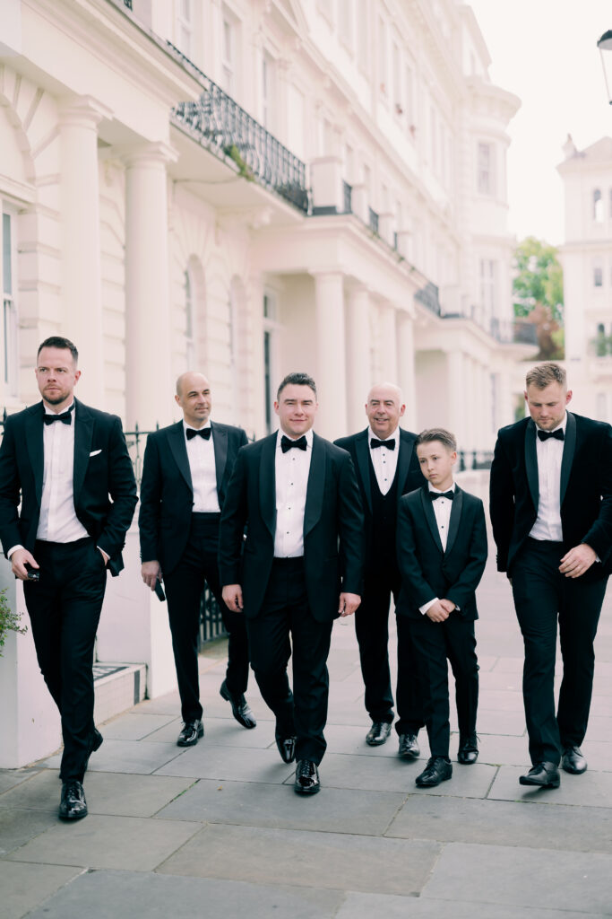 Beautiful London setting providing perfect backdrop for Sara and Cillian's wedding