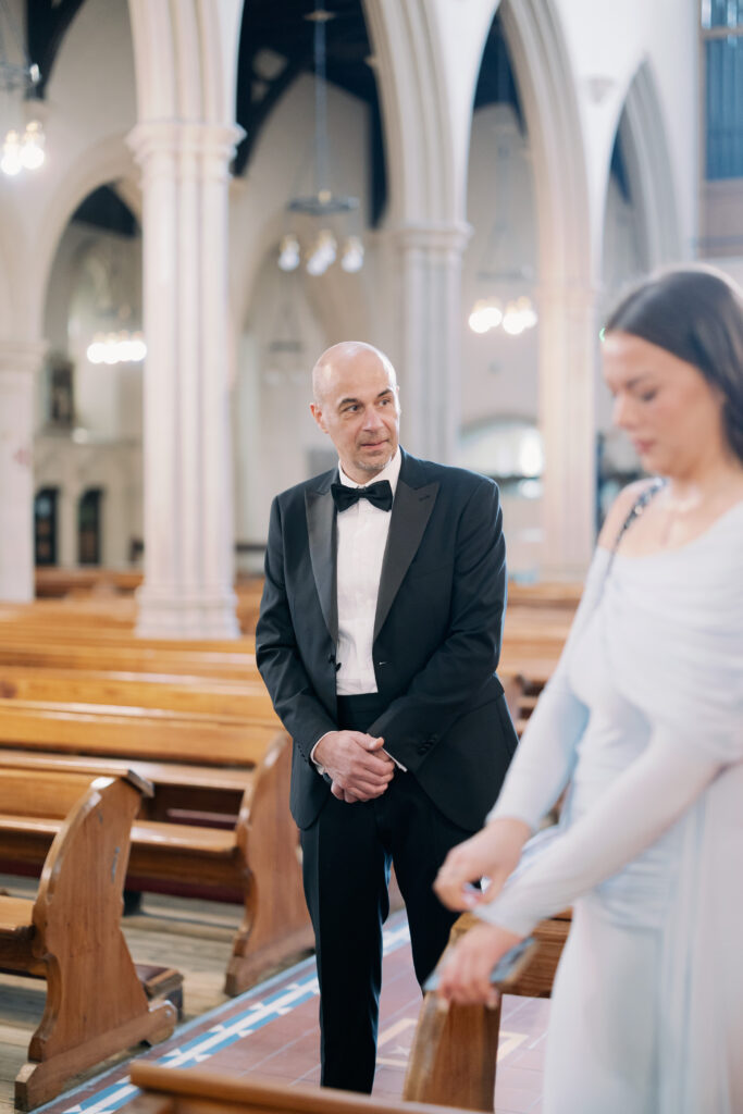 Natural couple moments captured during intimate London celebration