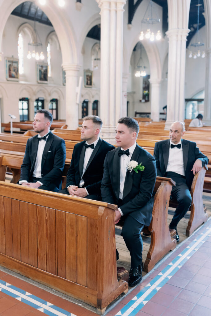 Intimate reception moments during London spring wedding celebration