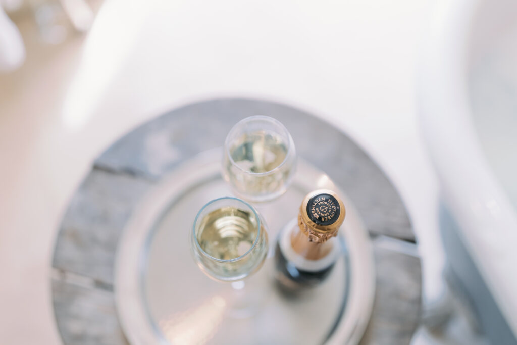Beautiful silver serving pieces at Casterton Grange adding elegance to wedding celebrations